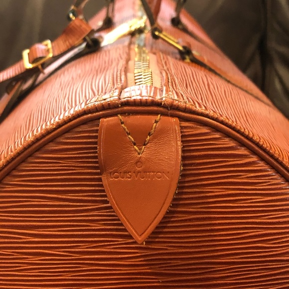 LOUIS VUITTON LV 50 Kenyan Fawn Epi Keepall Boston Travel Weekend Bag VI0970 - Picture 7 of 17